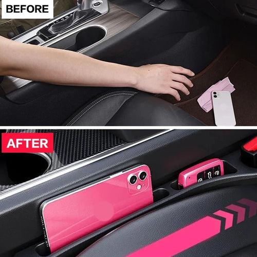 Car Seat Gap Filler (2-Pack) – Stop Phones, Keys & Pet Toys from Falling